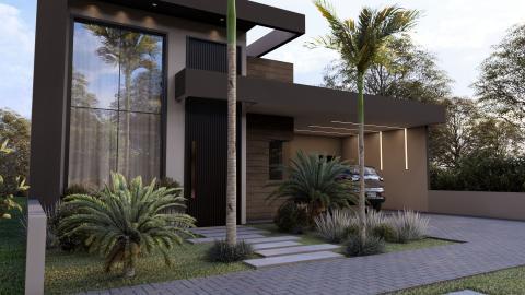 Casa à venda em Paulínia, Jardim Ypê, com 3 suítes, com 184 m², Condominio La Dolce Vita